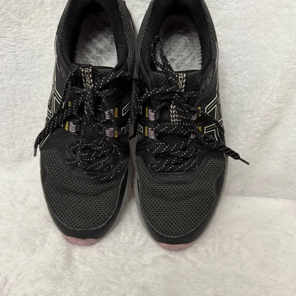 Asics Gel Venture 7 Women's Trail Running Sneaker Black/Purple Size 7 US